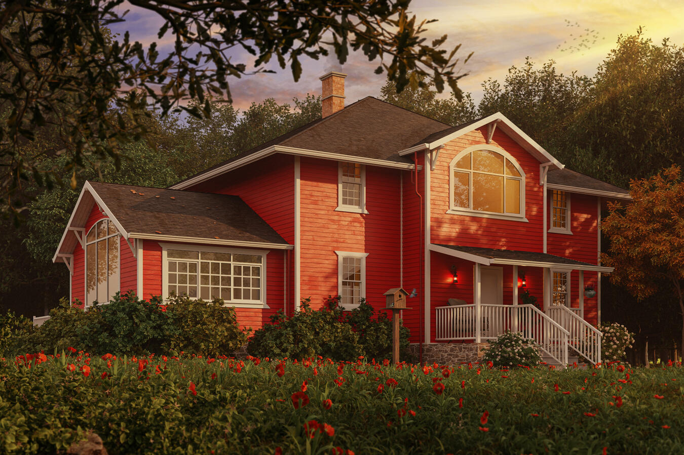 The red house The red house