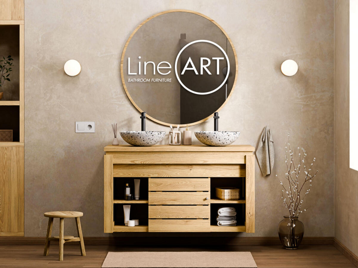 LineArt 3D modelling and interior visualization of the Country cabinet for LineArt